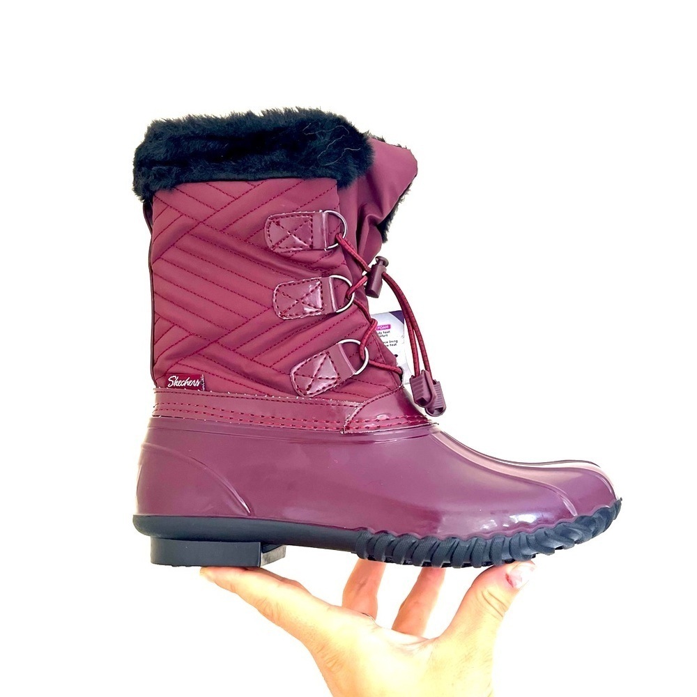 Sketchers Hampshire Manchester lace up insulated duck boots